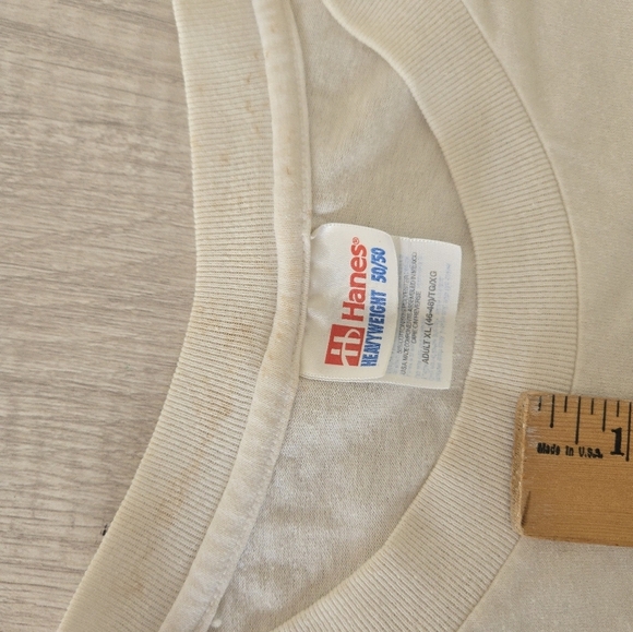 Vintage Global Impression T Shirt Hanes Mens Size XL Wolves howling at the moon - Picture 9 of 11